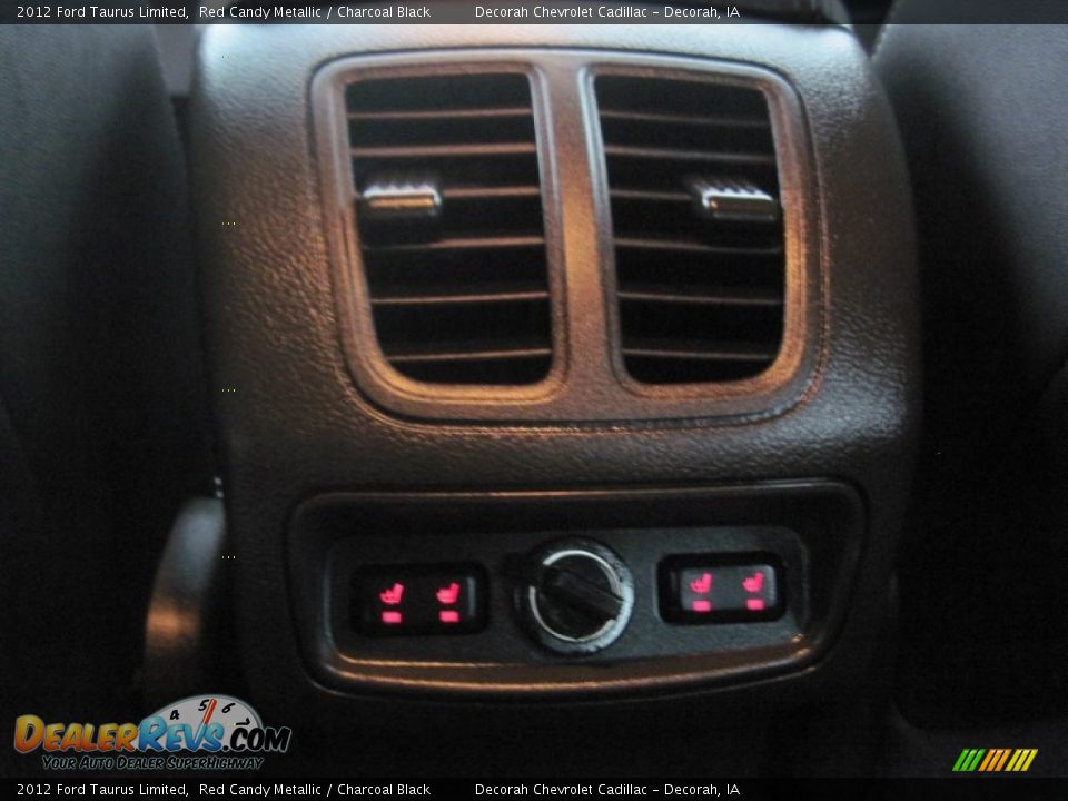 2012 Ford Taurus Limited Red Candy Metallic / Charcoal Black Photo #11