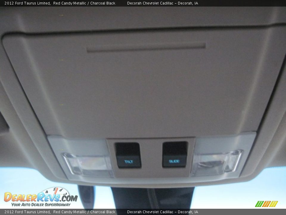 2012 Ford Taurus Limited Red Candy Metallic / Charcoal Black Photo #16