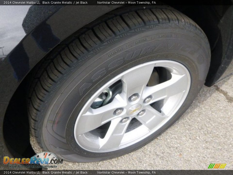 2014 Chevrolet Malibu LS Black Granite Metallic / Jet Black Photo #9