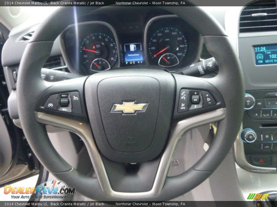 2014 Chevrolet Malibu LS Black Granite Metallic / Jet Black Photo #17