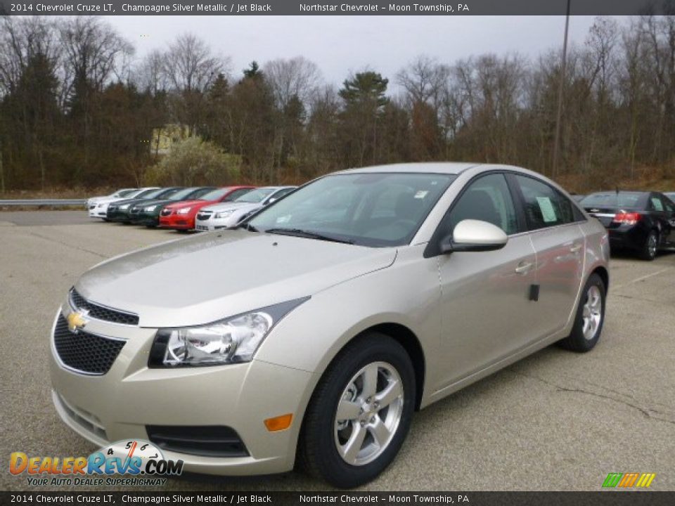 2014 Chevrolet Cruze LT Champagne Silver Metallic / Jet Black Photo #1