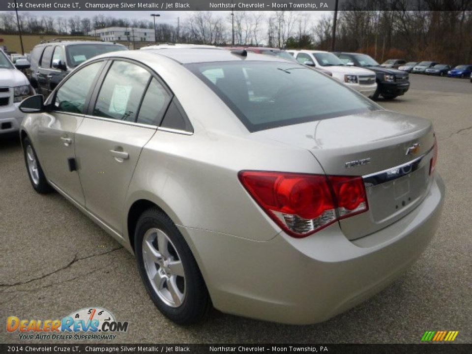 2014 Chevrolet Cruze LT Champagne Silver Metallic / Jet Black Photo #3