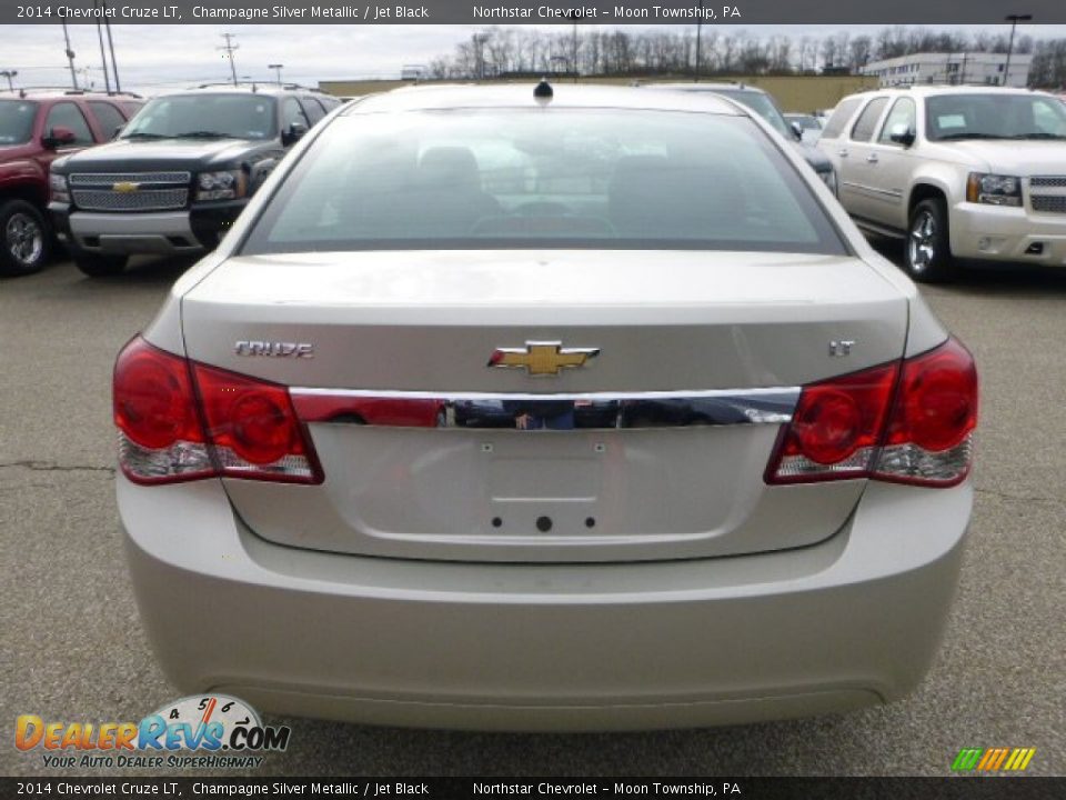 2014 Chevrolet Cruze LT Champagne Silver Metallic / Jet Black Photo #4