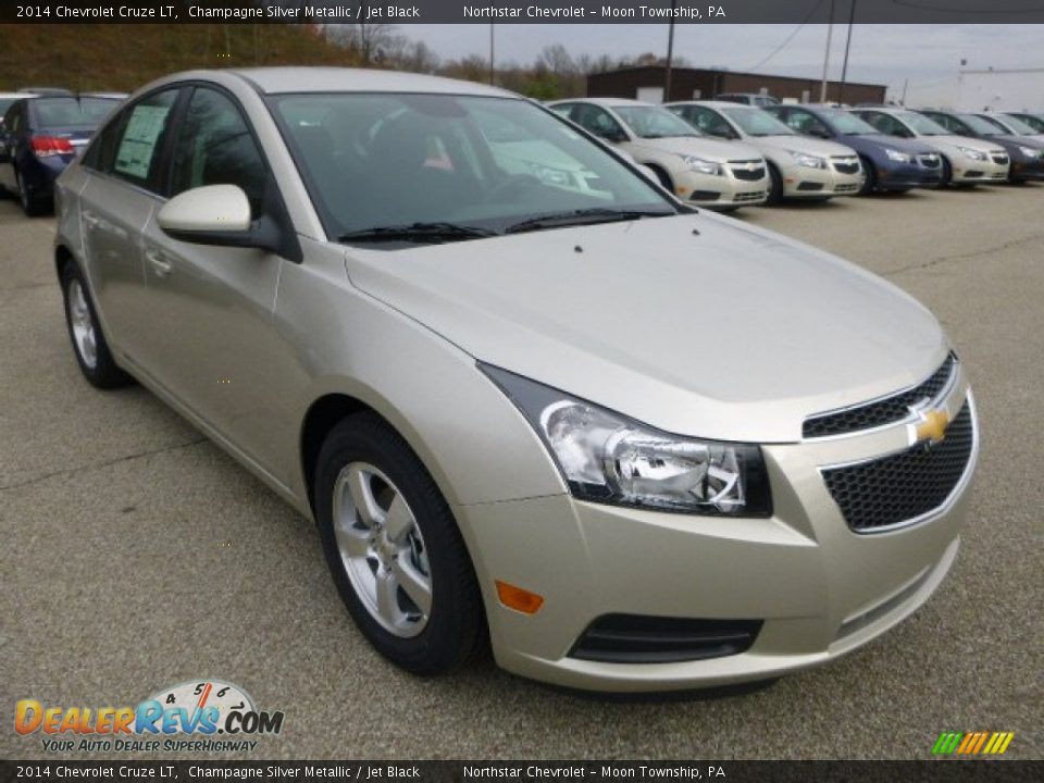 2014 Chevrolet Cruze LT Champagne Silver Metallic / Jet Black Photo #7