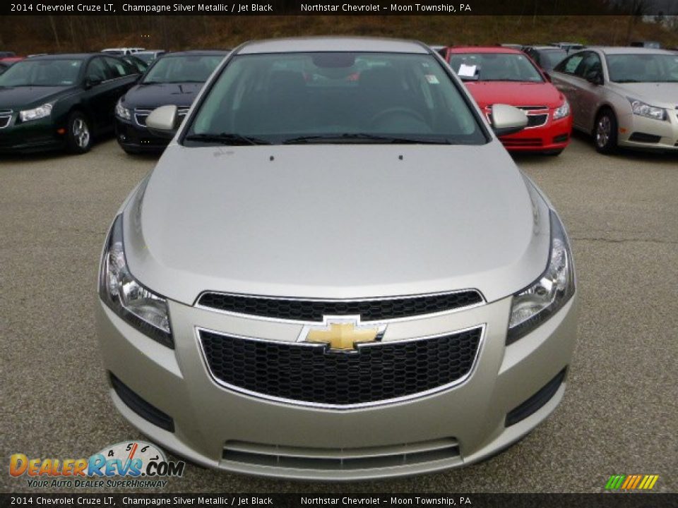 2014 Chevrolet Cruze LT Champagne Silver Metallic / Jet Black Photo #8