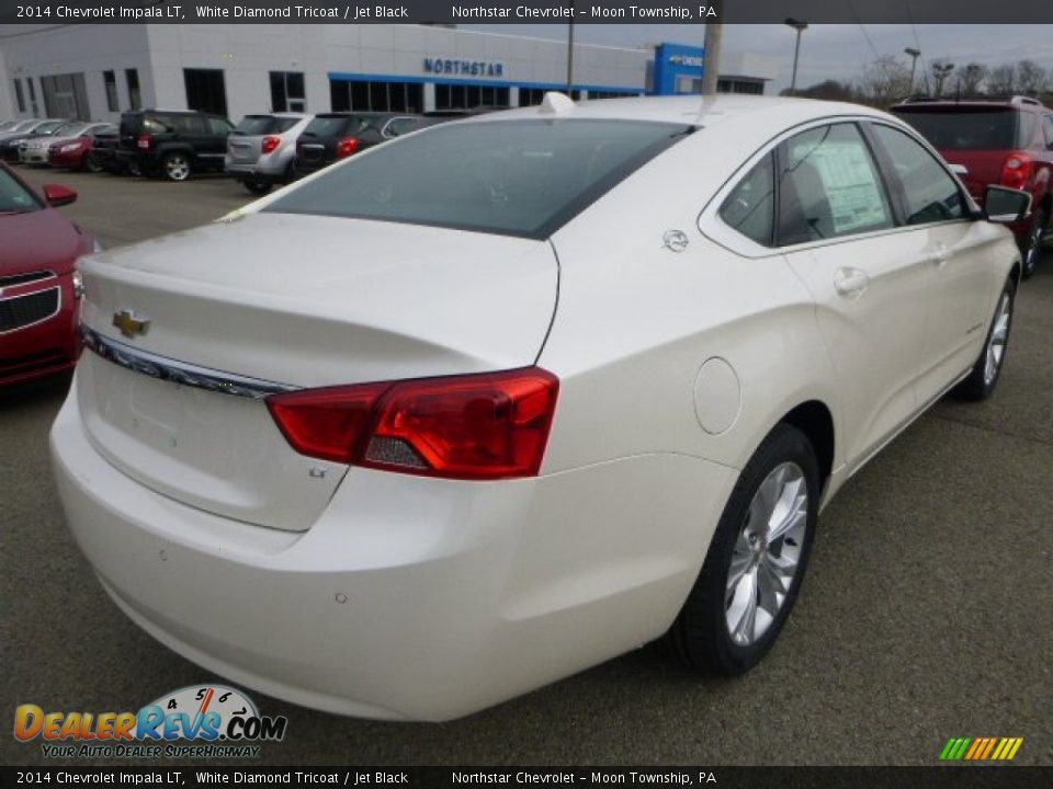 2014 Chevrolet Impala LT White Diamond Tricoat / Jet Black Photo #5