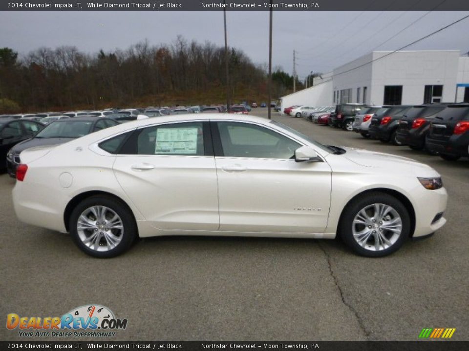 2014 Chevrolet Impala LT White Diamond Tricoat / Jet Black Photo #6