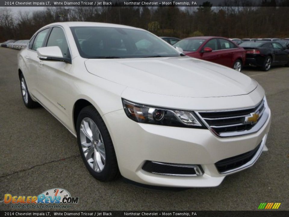 2014 Chevrolet Impala LT White Diamond Tricoat / Jet Black Photo #7