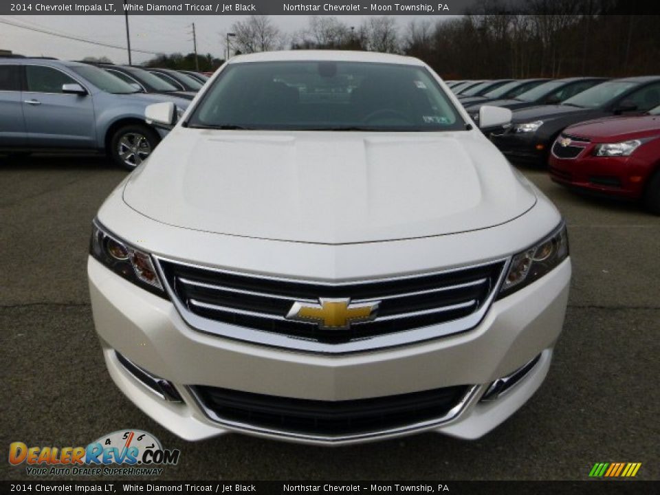 2014 Chevrolet Impala LT White Diamond Tricoat / Jet Black Photo #8