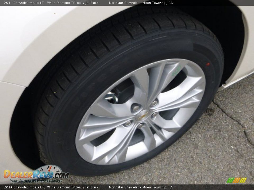2014 Chevrolet Impala LT White Diamond Tricoat / Jet Black Photo #9