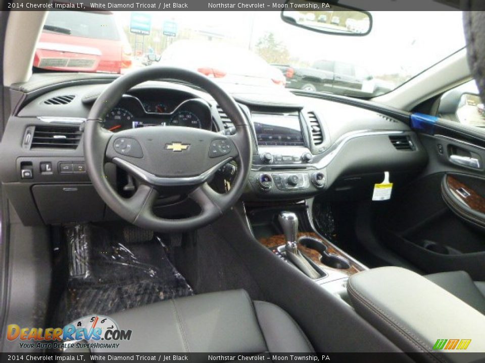 2014 Chevrolet Impala LT White Diamond Tricoat / Jet Black Photo #12