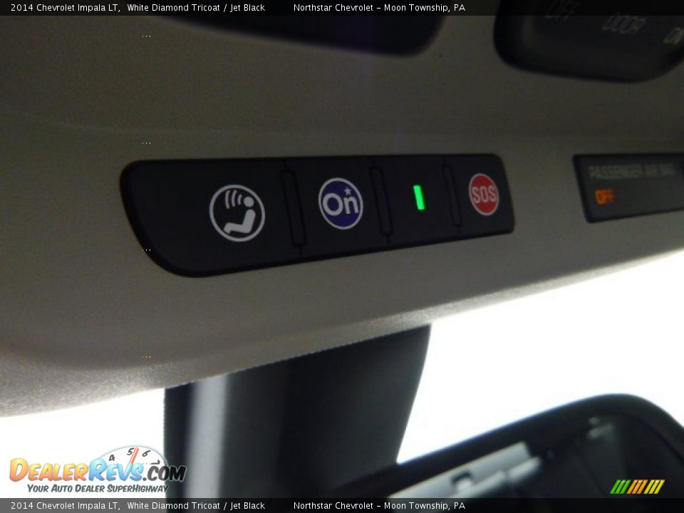 2014 Chevrolet Impala LT White Diamond Tricoat / Jet Black Photo #15