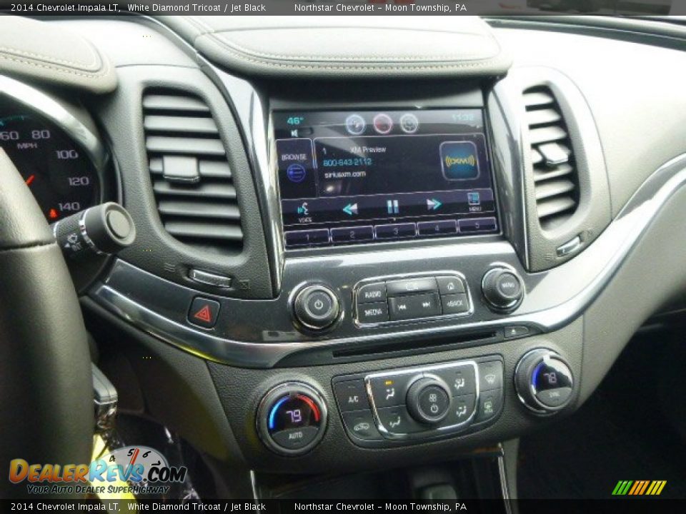 2014 Chevrolet Impala LT White Diamond Tricoat / Jet Black Photo #17