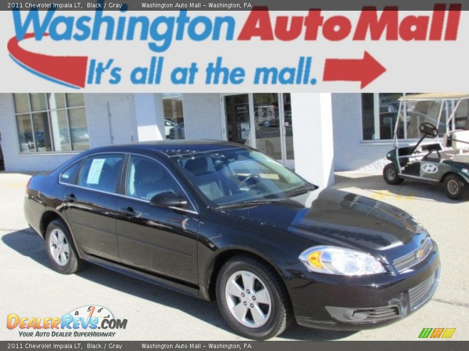 2011 Chevrolet Impala LT Black / Gray Photo #1