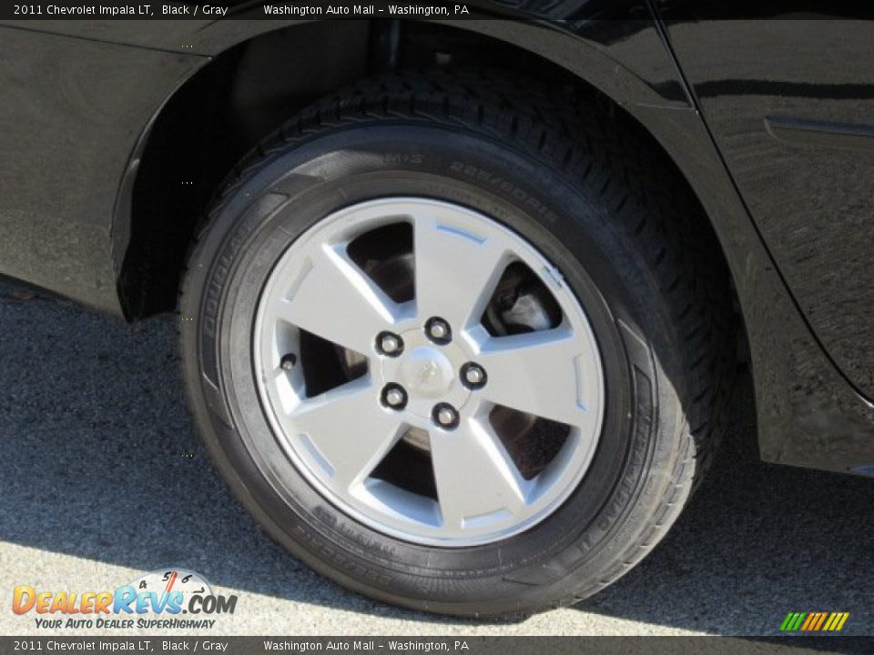 2011 Chevrolet Impala LT Black / Gray Photo #3