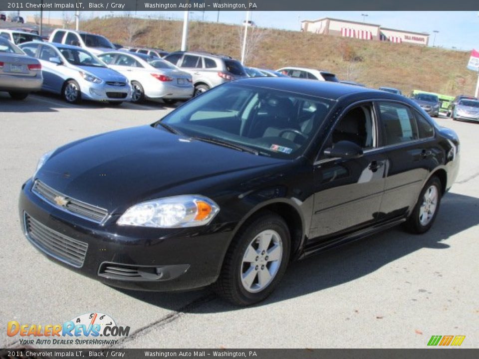 2011 Chevrolet Impala LT Black / Gray Photo #4