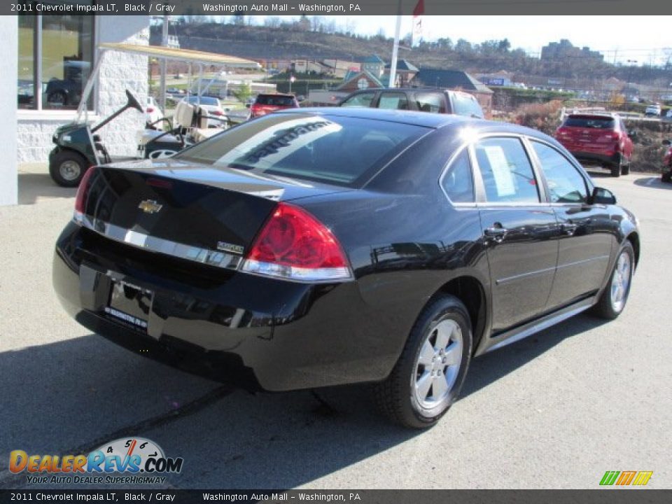 2011 Chevrolet Impala LT Black / Gray Photo #8
