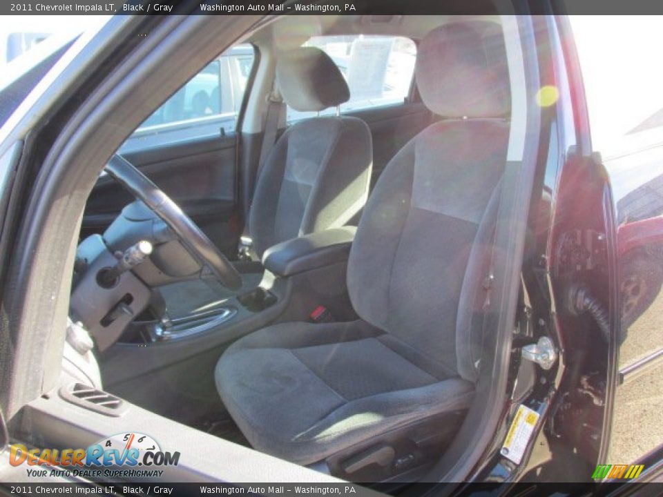 2011 Chevrolet Impala LT Black / Gray Photo #10