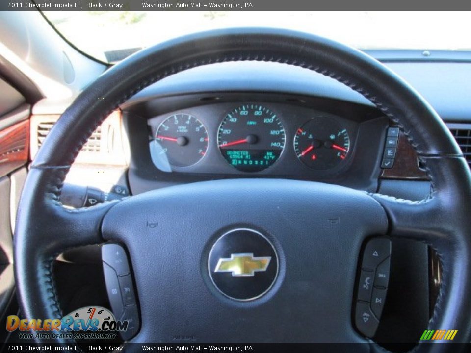 2011 Chevrolet Impala LT Black / Gray Photo #15