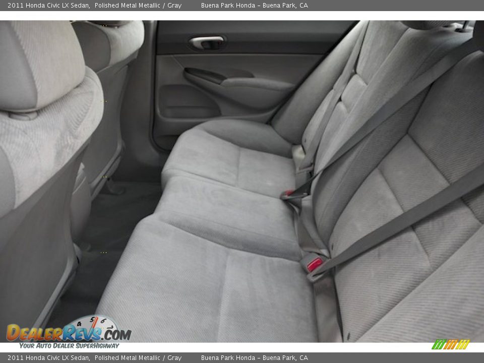 2011 Honda Civic LX Sedan Polished Metal Metallic / Gray Photo #4