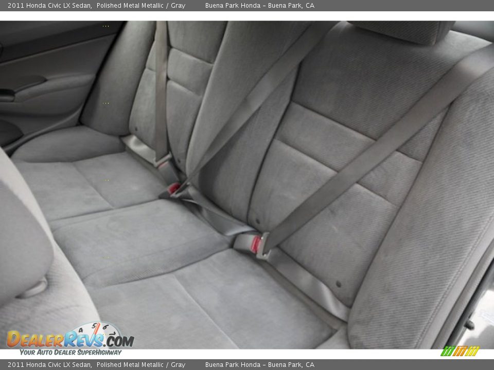 2011 Honda Civic LX Sedan Polished Metal Metallic / Gray Photo #15