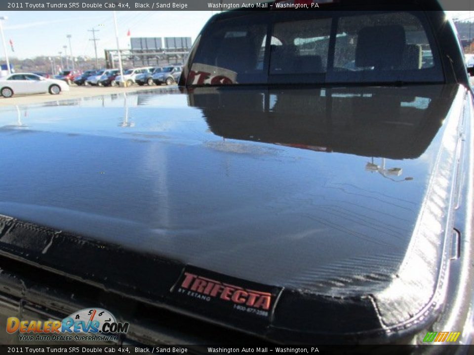 2011 Toyota Tundra SR5 Double Cab 4x4 Black / Sand Beige Photo #9