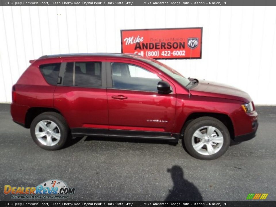 2014 Jeep Compass Sport Deep Cherry Red Crystal Pearl / Dark Slate Gray Photo #2