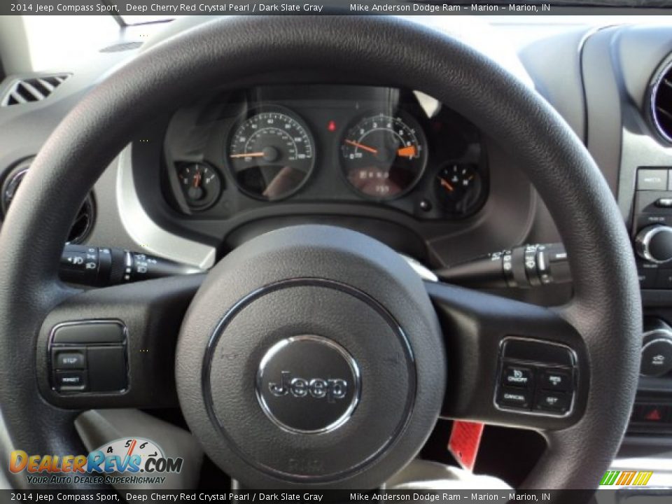 2014 Jeep Compass Sport Deep Cherry Red Crystal Pearl / Dark Slate Gray Photo #7