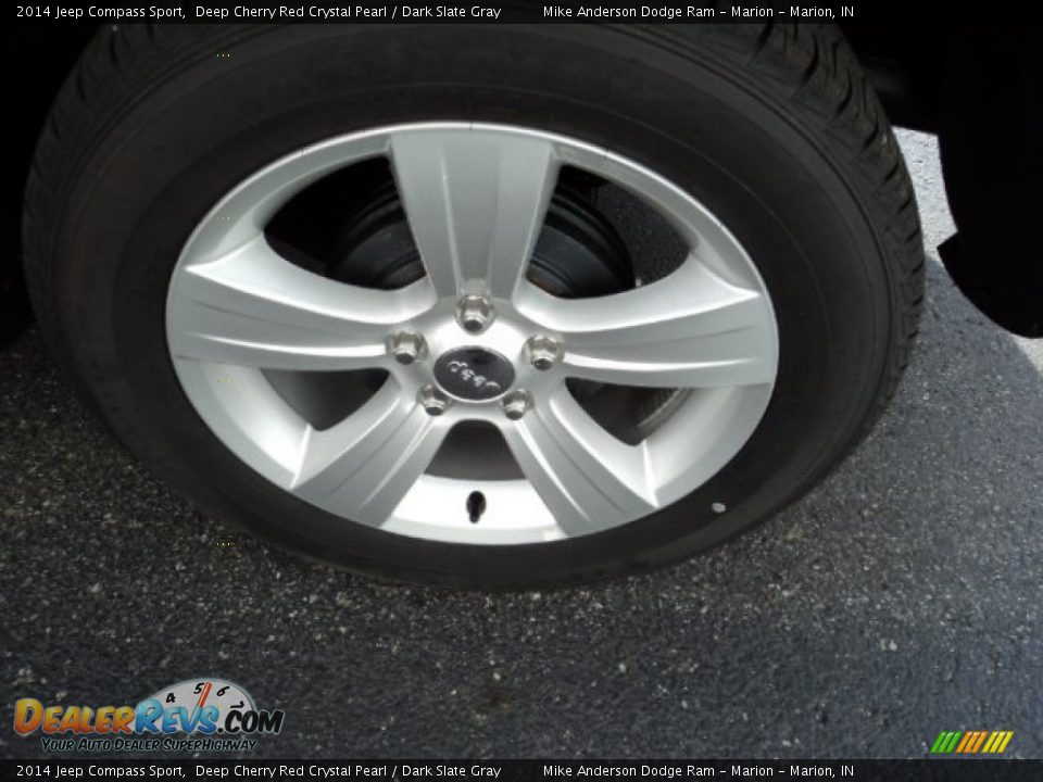 2014 Jeep Compass Sport Deep Cherry Red Crystal Pearl / Dark Slate Gray Photo #10