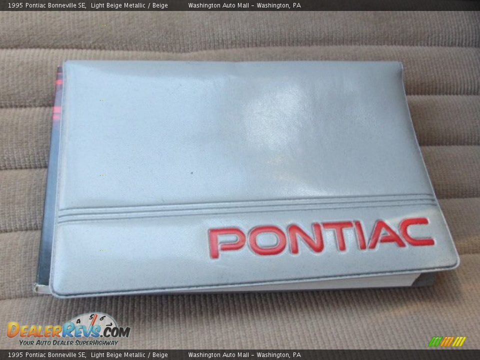 Books/Manuals of 1995 Pontiac Bonneville SE Photo #16