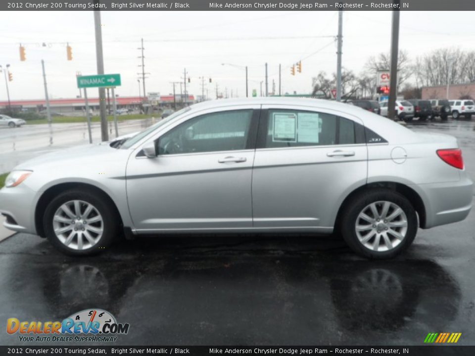 2012 Chrysler 200 Touring Sedan Bright Silver Metallic / Black Photo #5