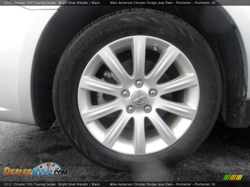 2012 Chrysler 200 Touring Sedan Bright Silver Metallic / Black Photo #13