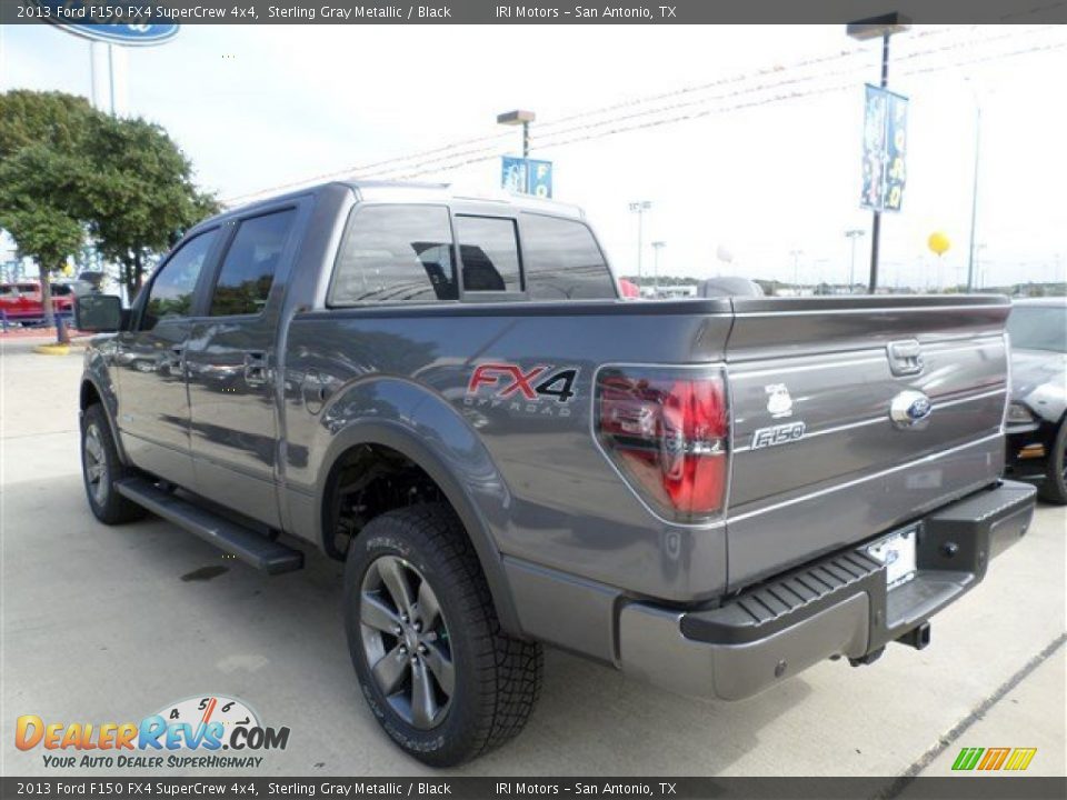 2013 Ford F150 FX4 SuperCrew 4x4 Sterling Gray Metallic / Black Photo #3