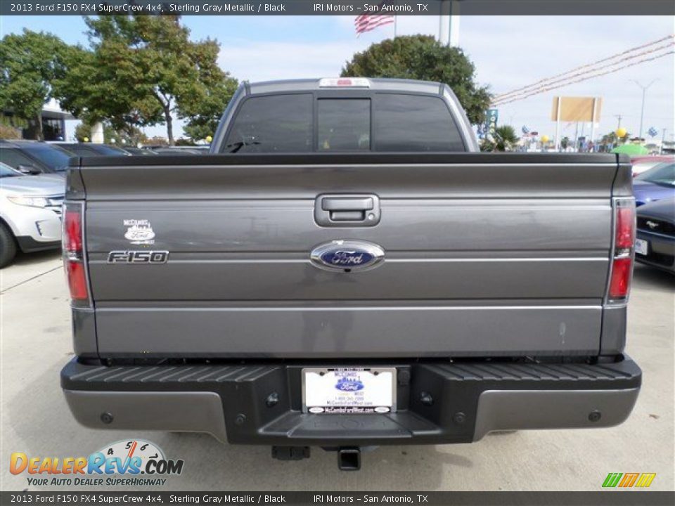 2013 Ford F150 FX4 SuperCrew 4x4 Sterling Gray Metallic / Black Photo #4