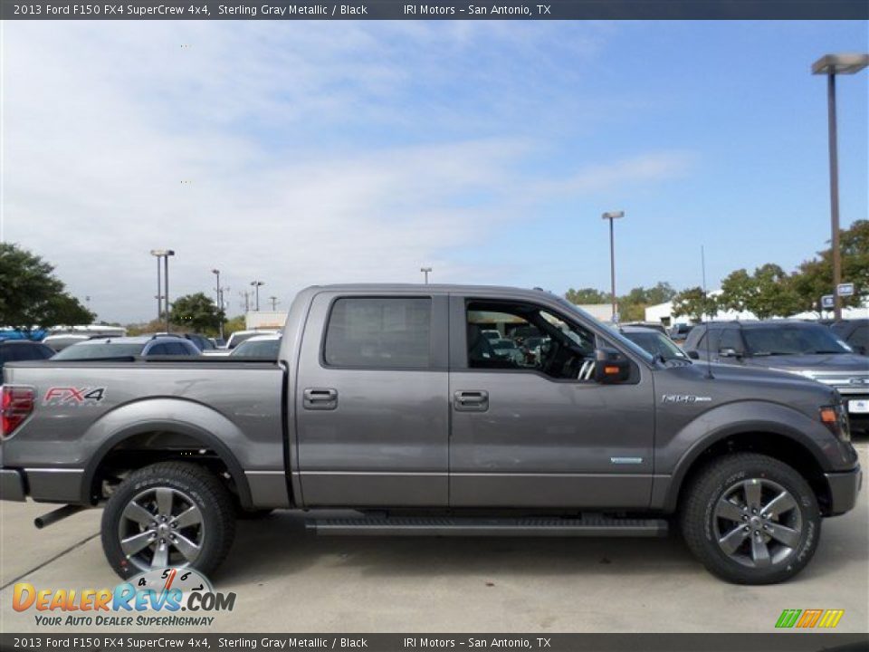 2013 Ford F150 FX4 SuperCrew 4x4 Sterling Gray Metallic / Black Photo #6