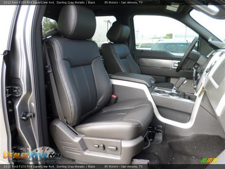 2013 Ford F150 FX4 SuperCrew 4x4 Sterling Gray Metallic / Black Photo #10