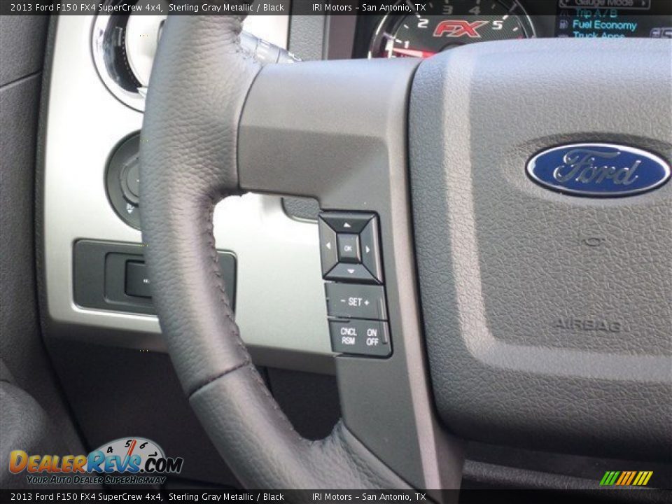 2013 Ford F150 FX4 SuperCrew 4x4 Sterling Gray Metallic / Black Photo #18