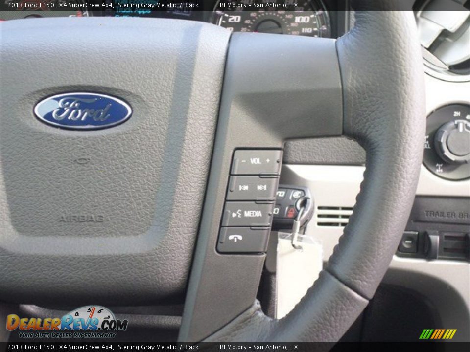 2013 Ford F150 FX4 SuperCrew 4x4 Sterling Gray Metallic / Black Photo #19