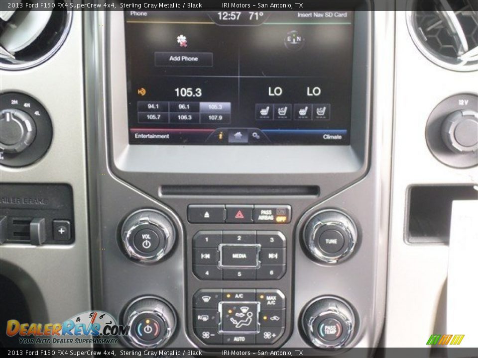 2013 Ford F150 FX4 SuperCrew 4x4 Sterling Gray Metallic / Black Photo #21
