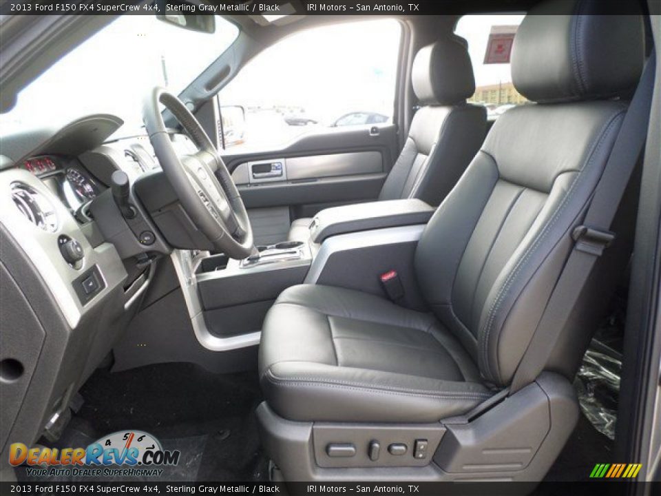2013 Ford F150 FX4 SuperCrew 4x4 Sterling Gray Metallic / Black Photo #25