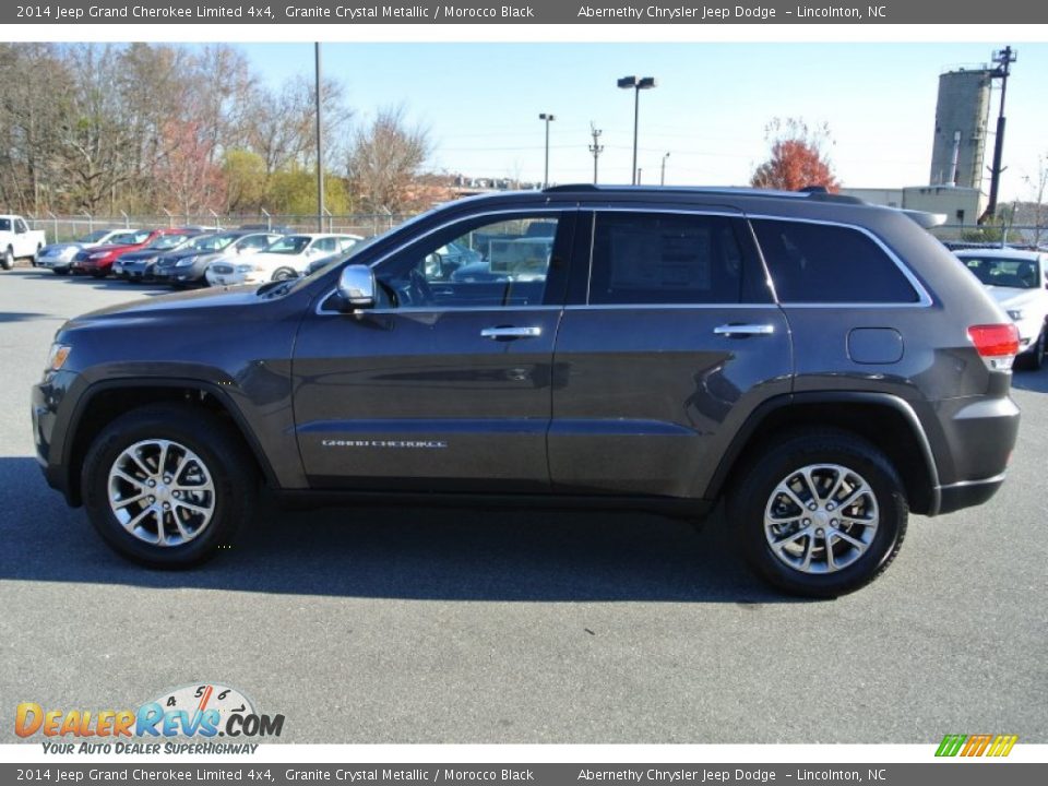 2014 Jeep Grand Cherokee Limited 4x4 Granite Crystal Metallic / Morocco Black Photo #3