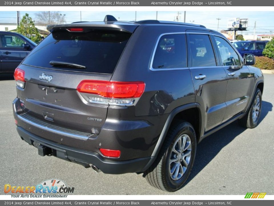 2014 Jeep Grand Cherokee Limited 4x4 Granite Crystal Metallic / Morocco Black Photo #5