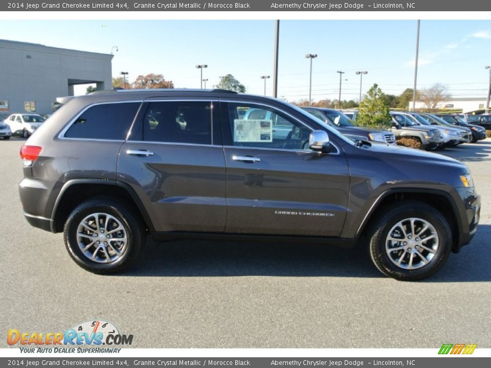 2014 Jeep Grand Cherokee Limited 4x4 Granite Crystal Metallic / Morocco Black Photo #6
