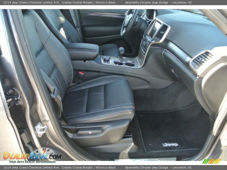 2014 Jeep Grand Cherokee Limited 4x4 Granite Crystal Metallic / Morocco Black Photo #18