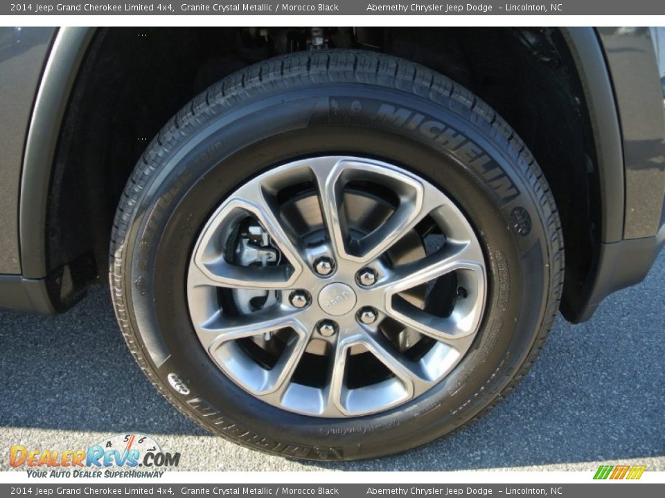 2014 Jeep Grand Cherokee Limited 4x4 Granite Crystal Metallic / Morocco Black Photo #20