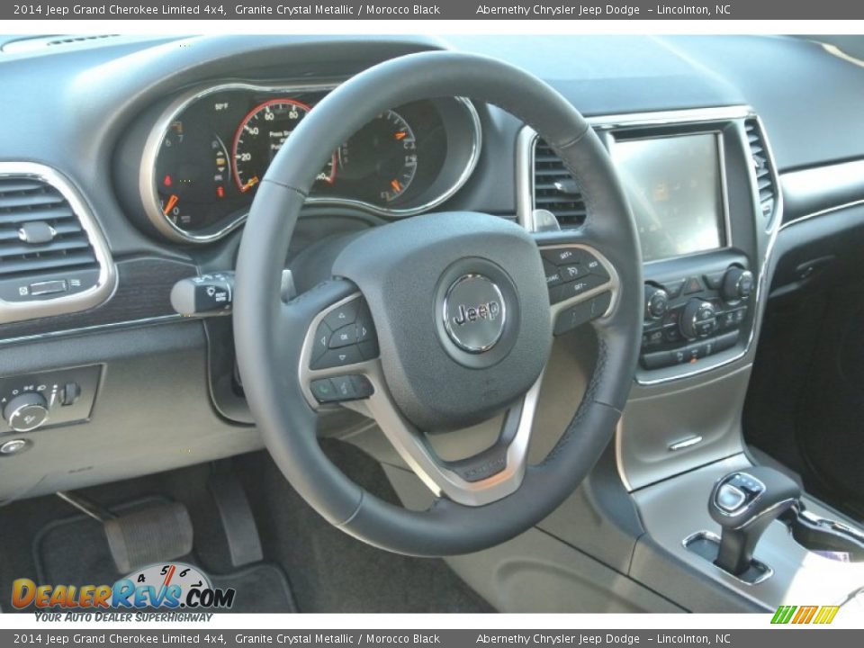 2014 Jeep Grand Cherokee Limited 4x4 Granite Crystal Metallic / Morocco Black Photo #22