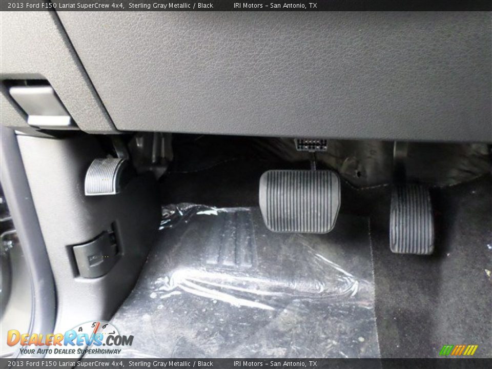 2013 Ford F150 Lariat SuperCrew 4x4 Sterling Gray Metallic / Black Photo #26