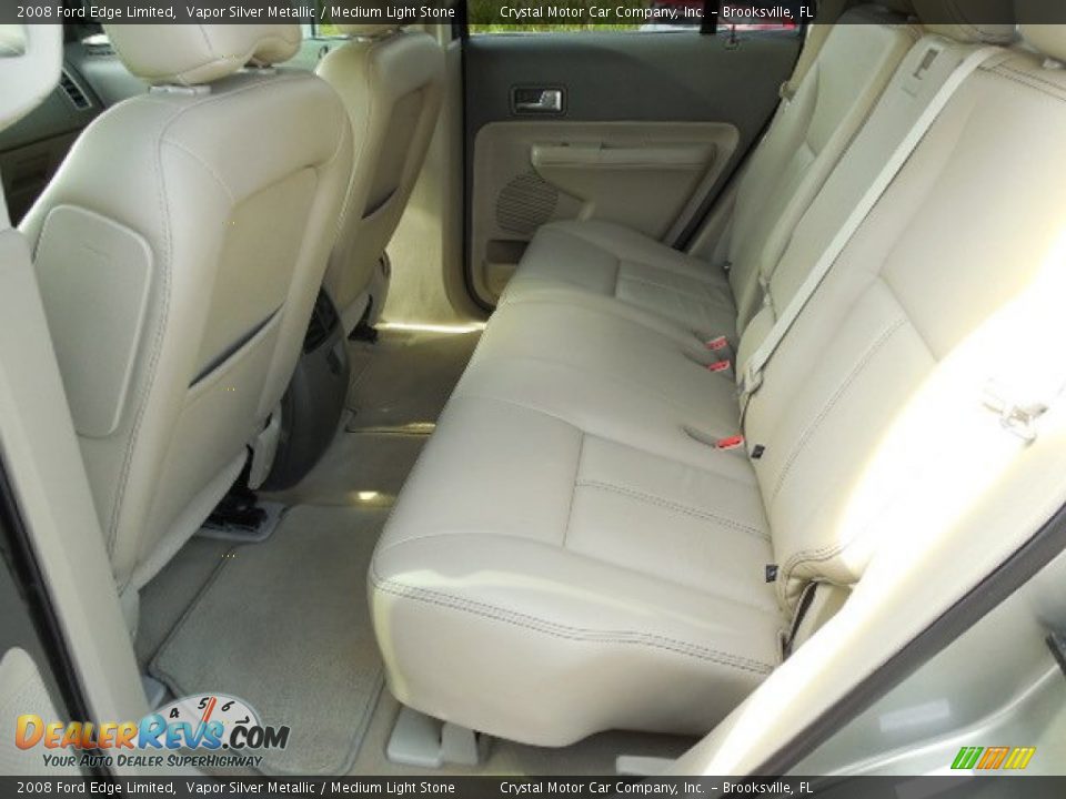 2008 Ford Edge Limited Vapor Silver Metallic / Medium Light Stone Photo #5