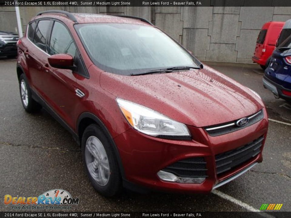 2014 Ford Escape SE 1.6L EcoBoost 4WD Sunset / Medium Light Stone Photo #2