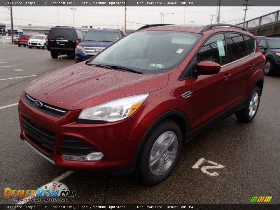 2014 Ford Escape SE 1.6L EcoBoost 4WD Sunset / Medium Light Stone Photo #4